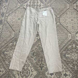 NWT Eileen Fisher Linen pants Large